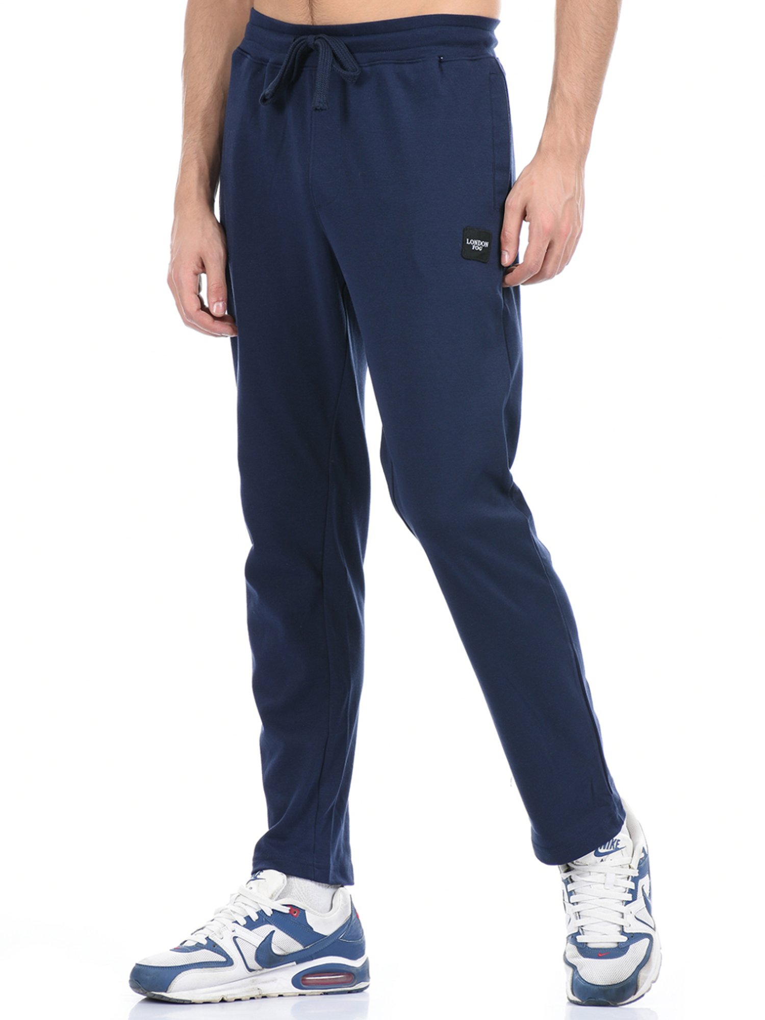 London Fog Navy Regular Fit Track Pants