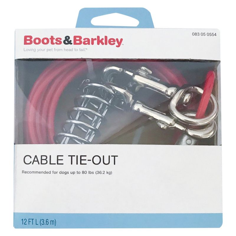 Weight Tie-Out Cable 12 ft M - Boots & Barkley™
