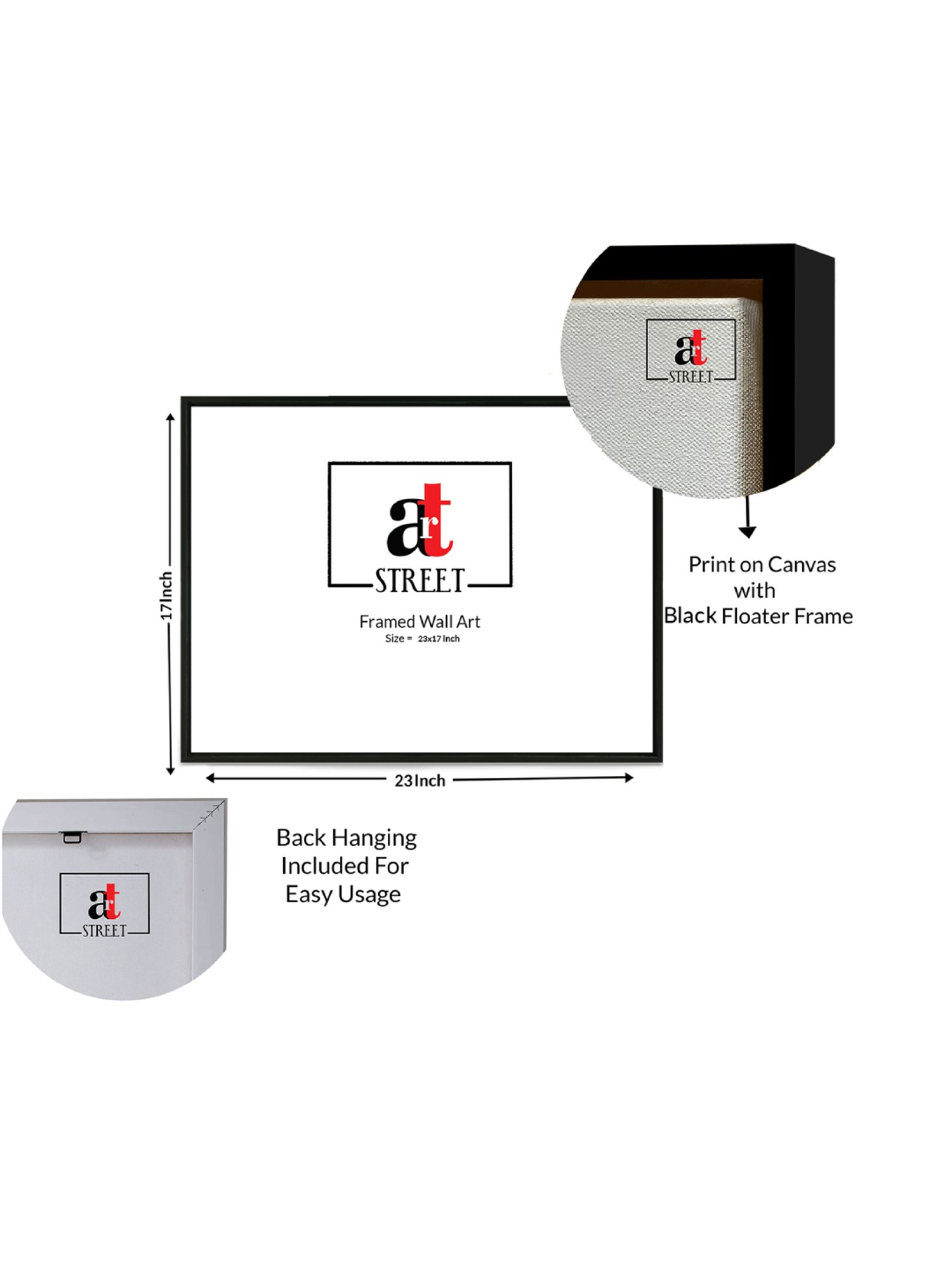 Art Street Beautiful London Bridge Printed Multicolor Engineered Wood Wall Art