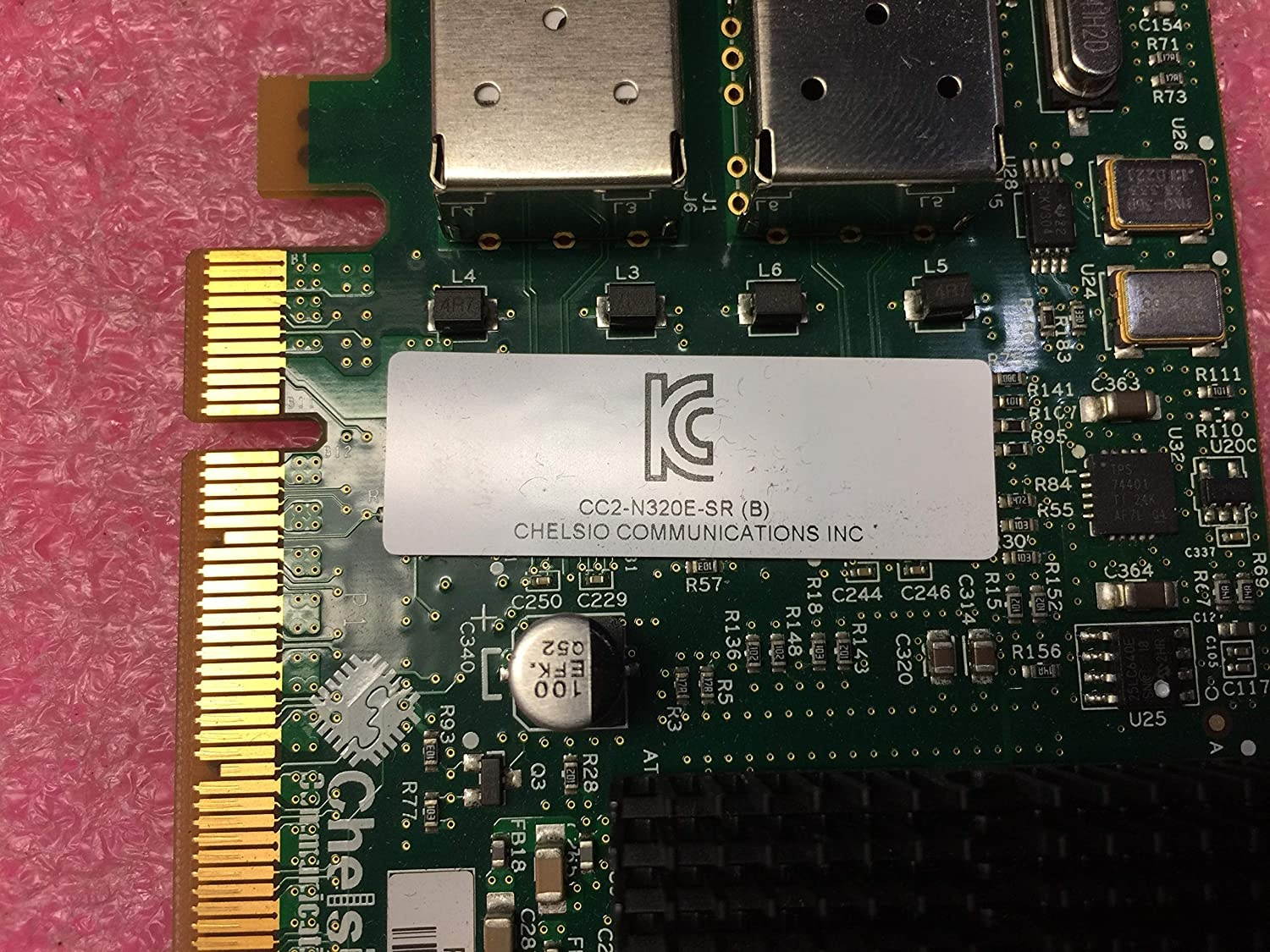 Chelsio CC2-N320E-SR Dual Port 10Gb PCIe x8 Ethernet Half Height Card