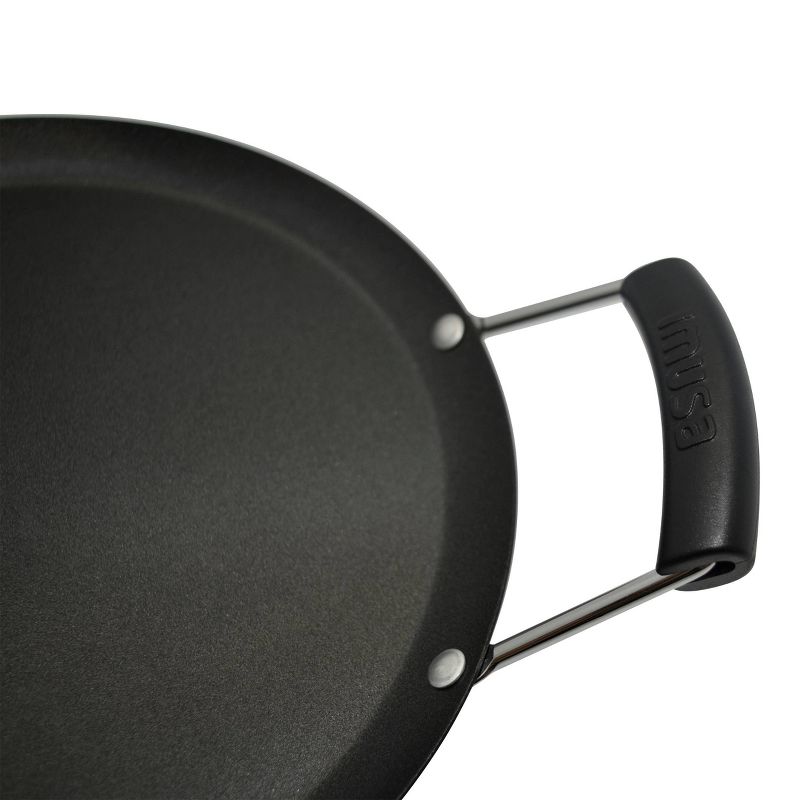 IMUSA 11" Round Carbon Steel Nonstick Comal - Black