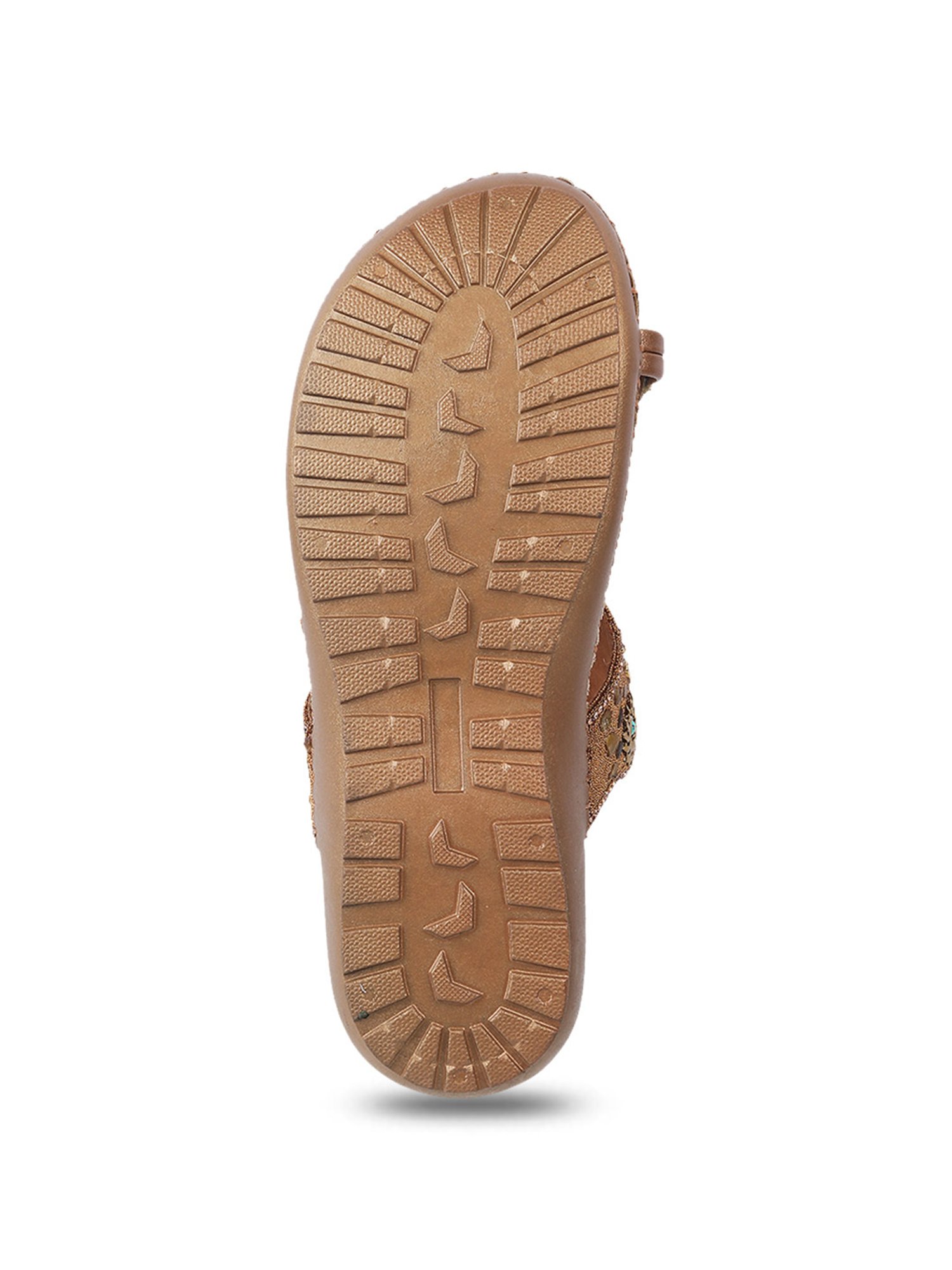 Walkway Women's Antic Gold Toe Ring Wedges