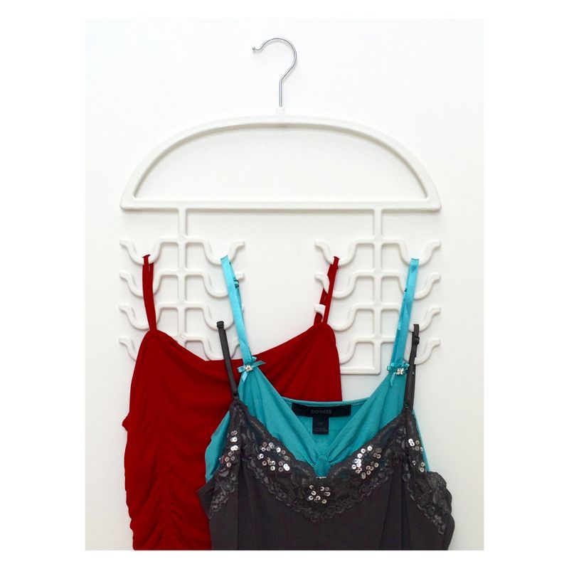 StorageWorks (Set of 2) 3-Shelf Hanging Closet Organizers Gray