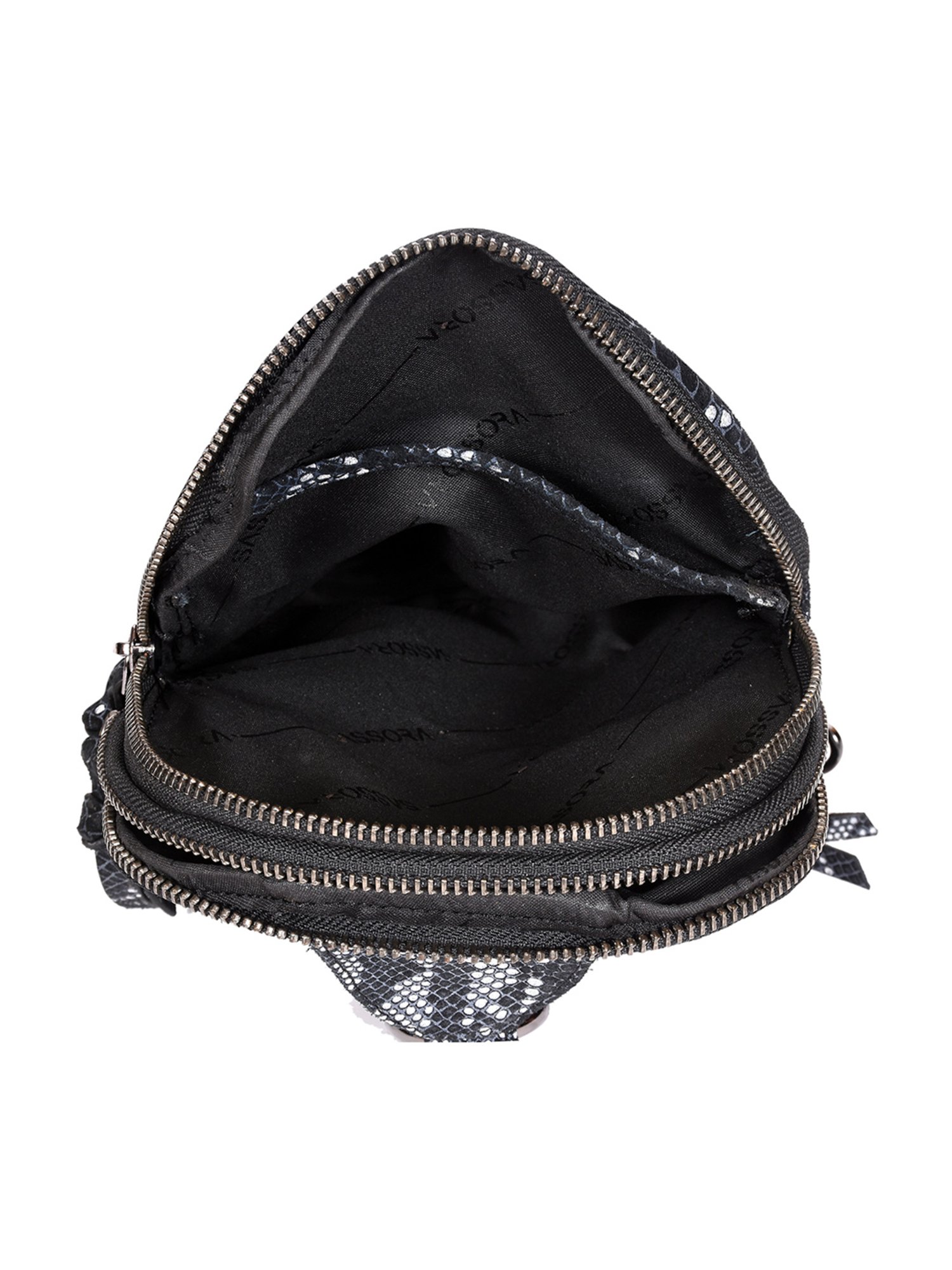 Tohl Fenwick Black Leather Medium Backpack