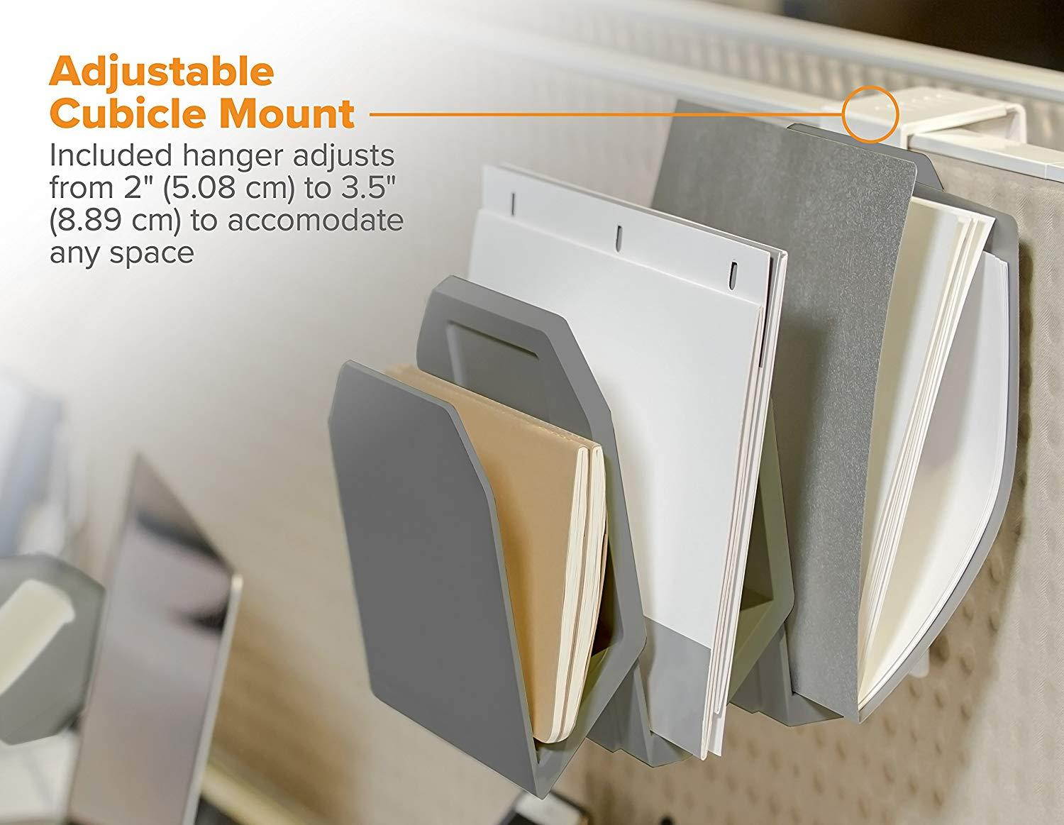 Bostitch Konnect 3-Piece File Organizer, Includes Cubicle Hanger
