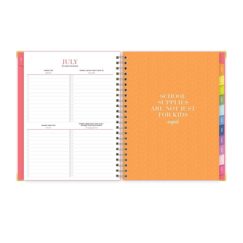2021-22 Academic Planner 6" x 8" Hard Cover Weekly/Monthly Wirebound Sweetheart - The Home Edit