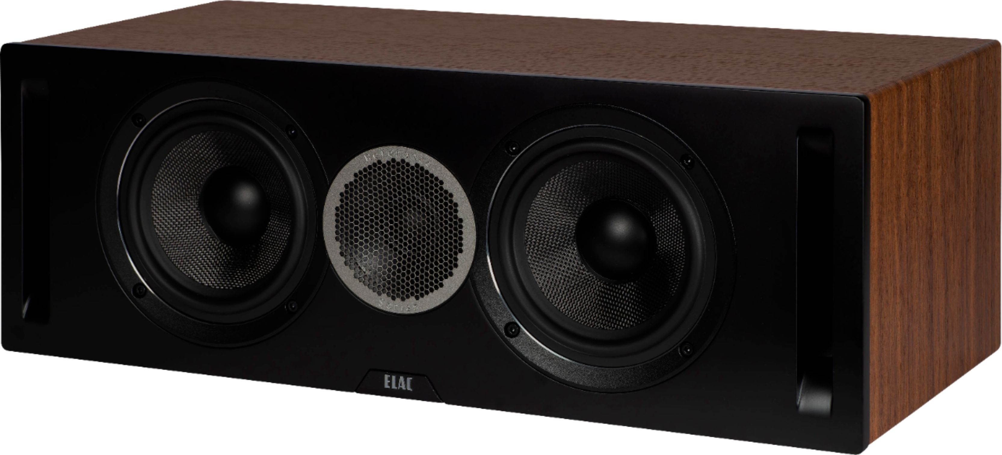 ELAC - Debut Reference Center Speaker - Black/Walnut (DCR52-BK)