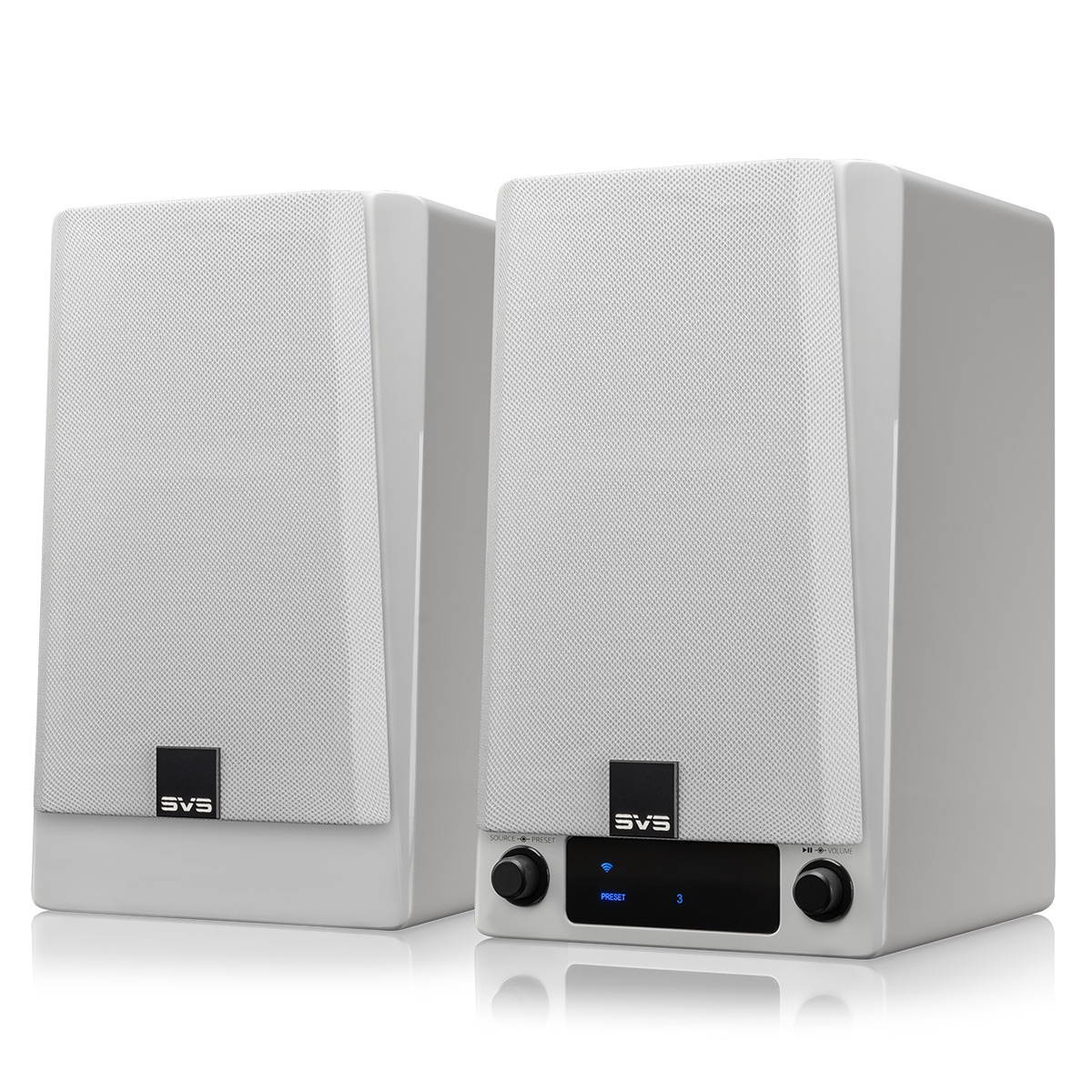 SVS Prime Wireless Powered Speaker System - Pair (White Gloss)