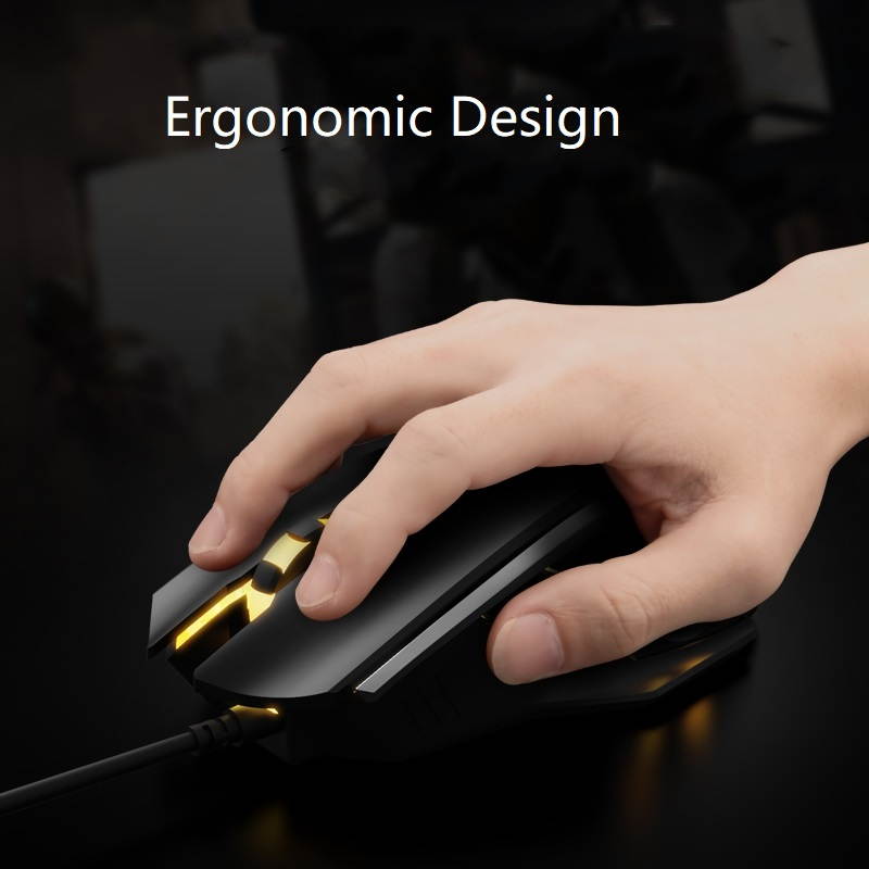 A-jazz AJ120 Pro 3200DPI Programmable USB Wired Optical Gaming Mouse