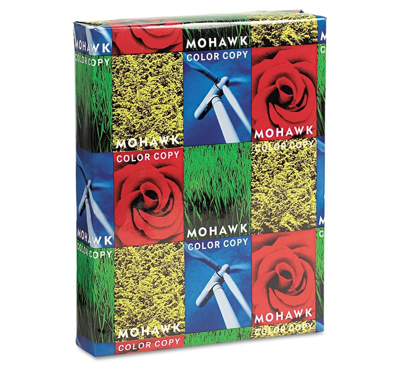 Mohawk Copy Paper 98 Brightness 28lb 8-1/2 x 11 Bright White 500 Sheets 12203
