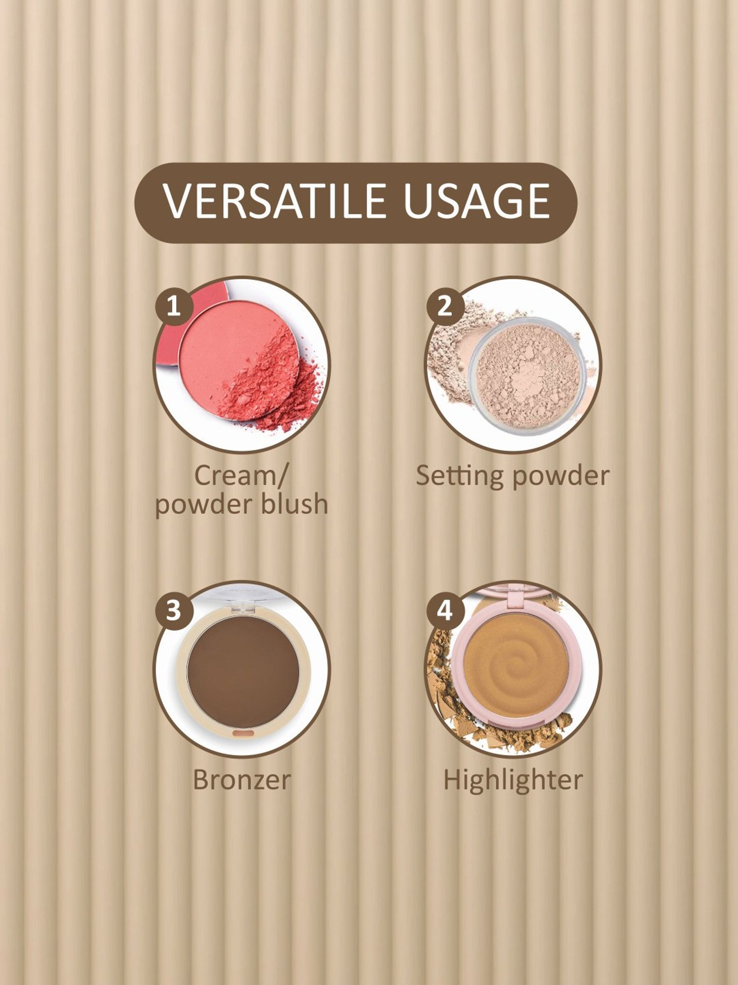 Bronson Professional Fat Brush for Face Powder & Blush