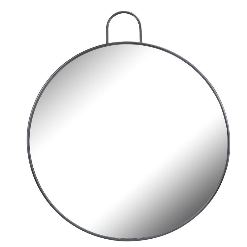 Large Round Metal Decorative Wall Mirror - Stonebriar Collection