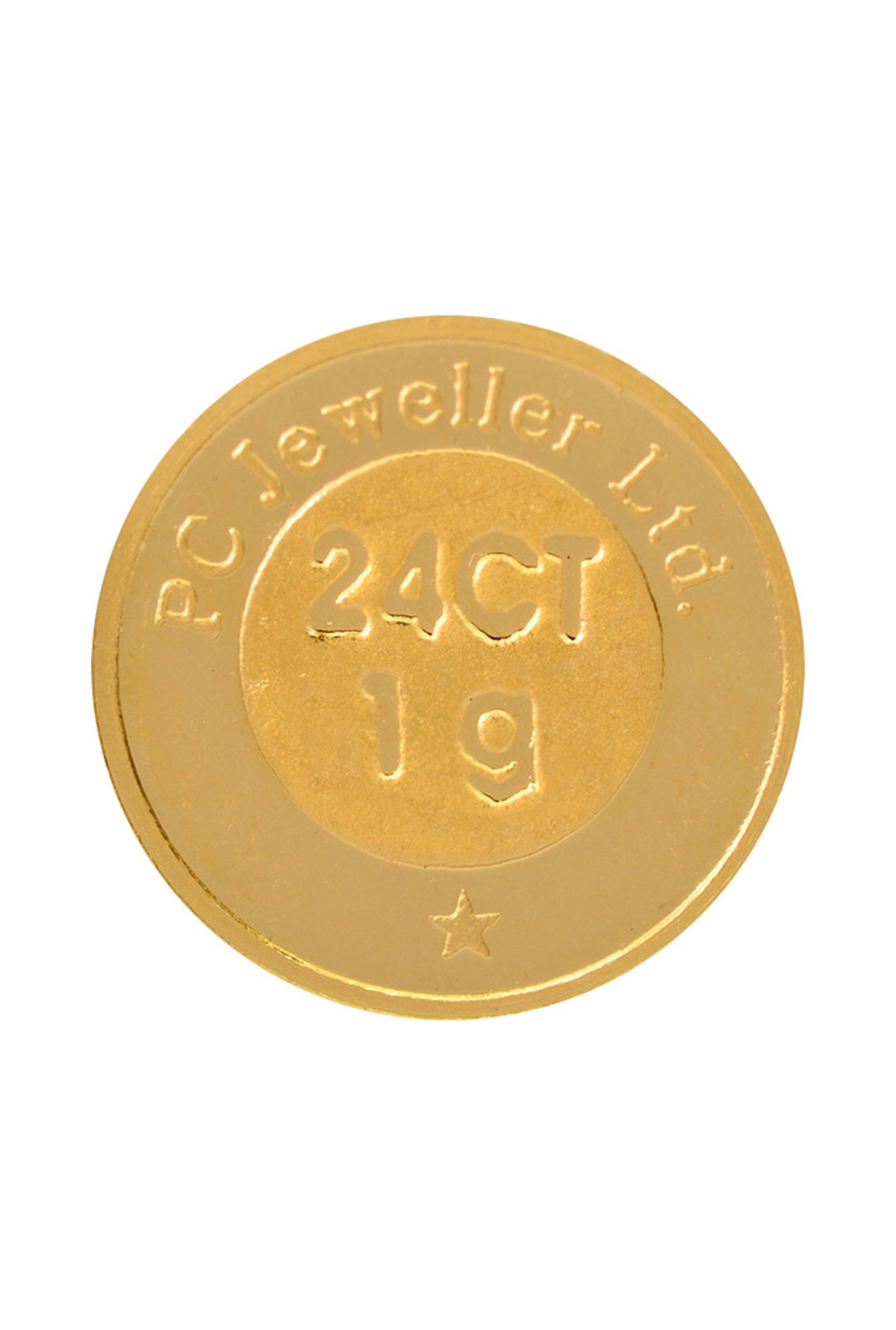 PC Jeweller Laxmi Ganesh 24k (995) 1gm Gold Coin
