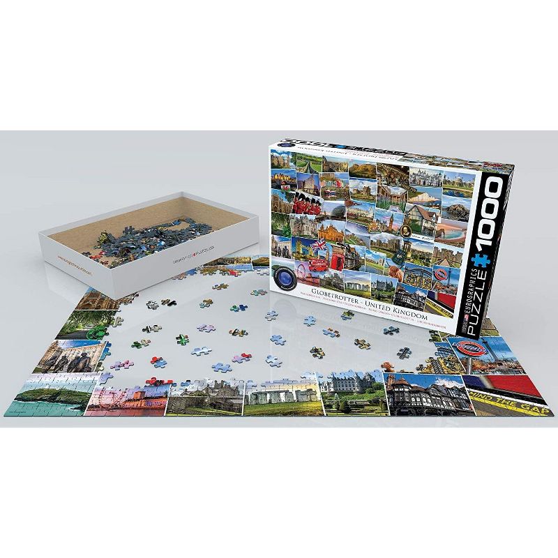 Eurographics Inc. Globetrotter United Kingdom 1000 Piece Jigsaw Puzzle