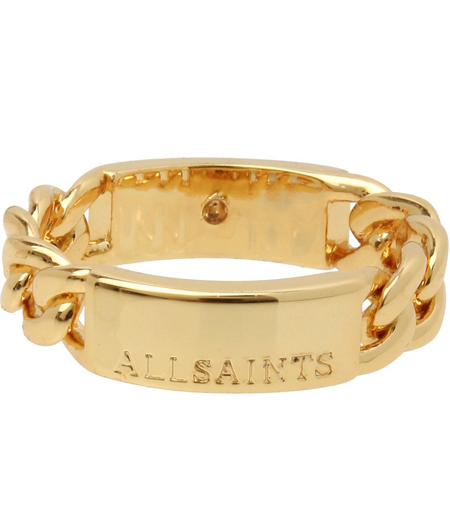 AllSaints Frozen Chain Band Ring