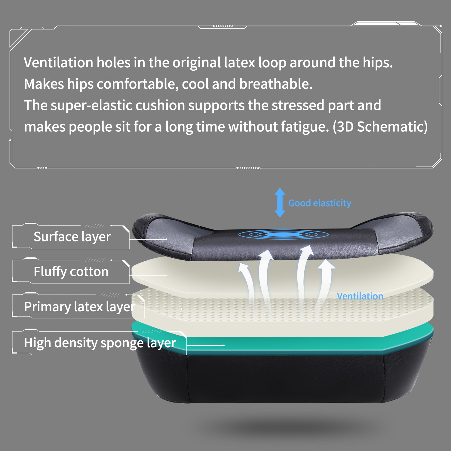 Gaming Chair, Racing Style Computer Desk Chair Padded Armrests Ergonomic Lumbar Support Adjustable Height