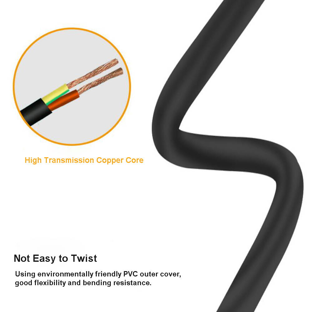 USB-C to DC Tip 7.9x5.5mm Power Cable works with for Lenovo 65W round tip laptop