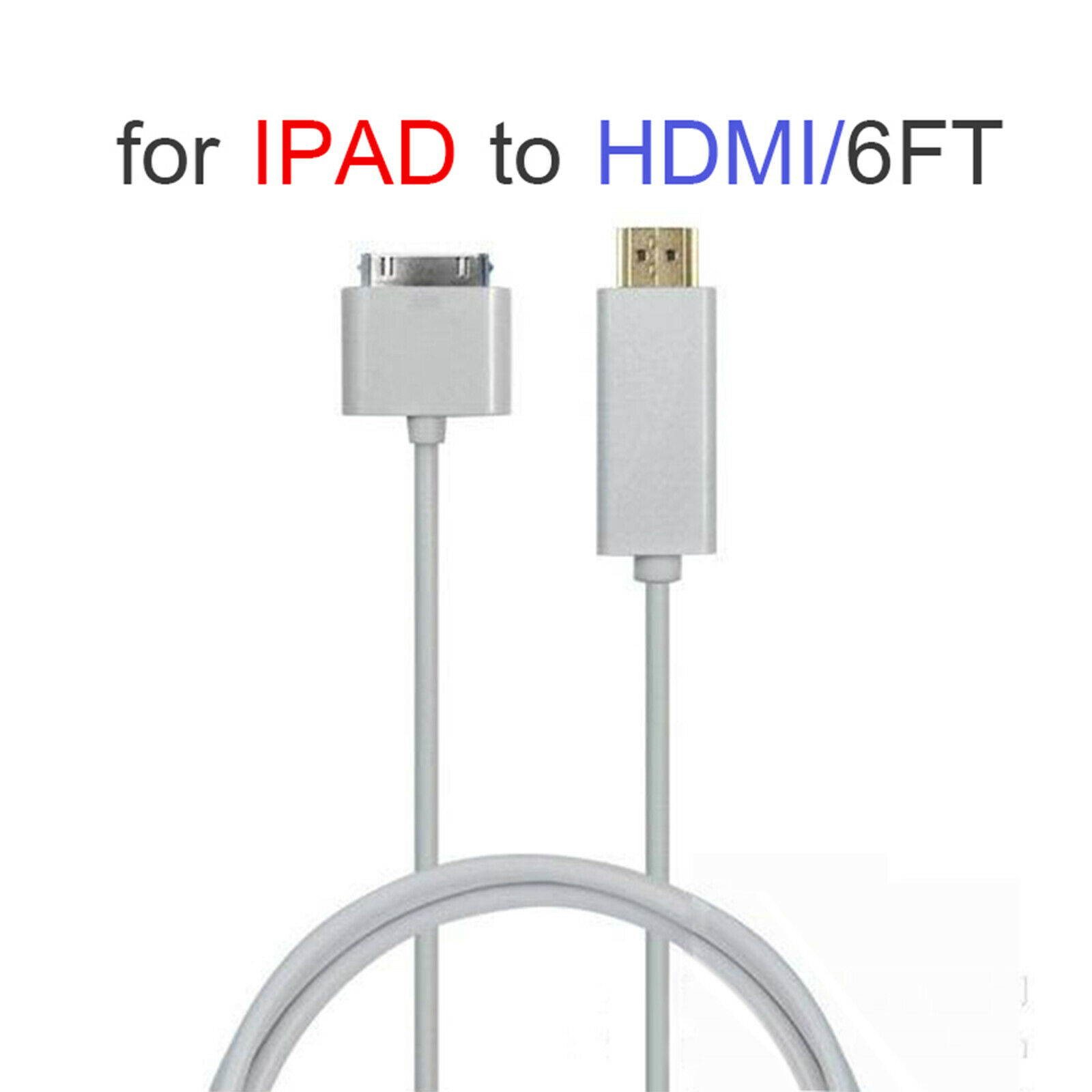 2 3 in iPad to HDMI HD Conversion Line 1.8M Dock Connector 30pin to HDMI Cable 1080P TV Adapter