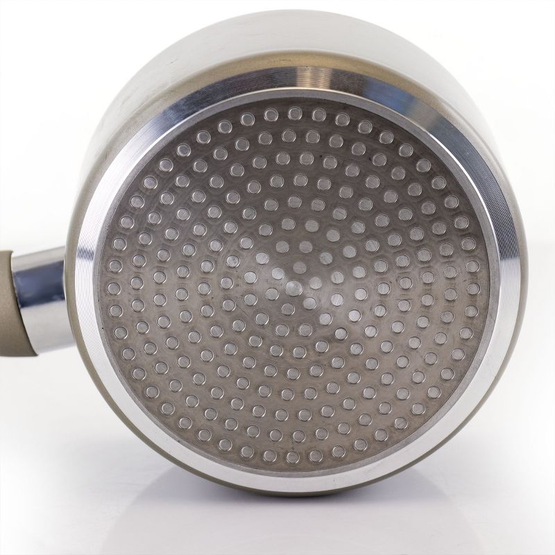 Oster Newcrest 8 Piece Ceramic Nonstick Aluminum Cookware Set with Soft Grip Handles