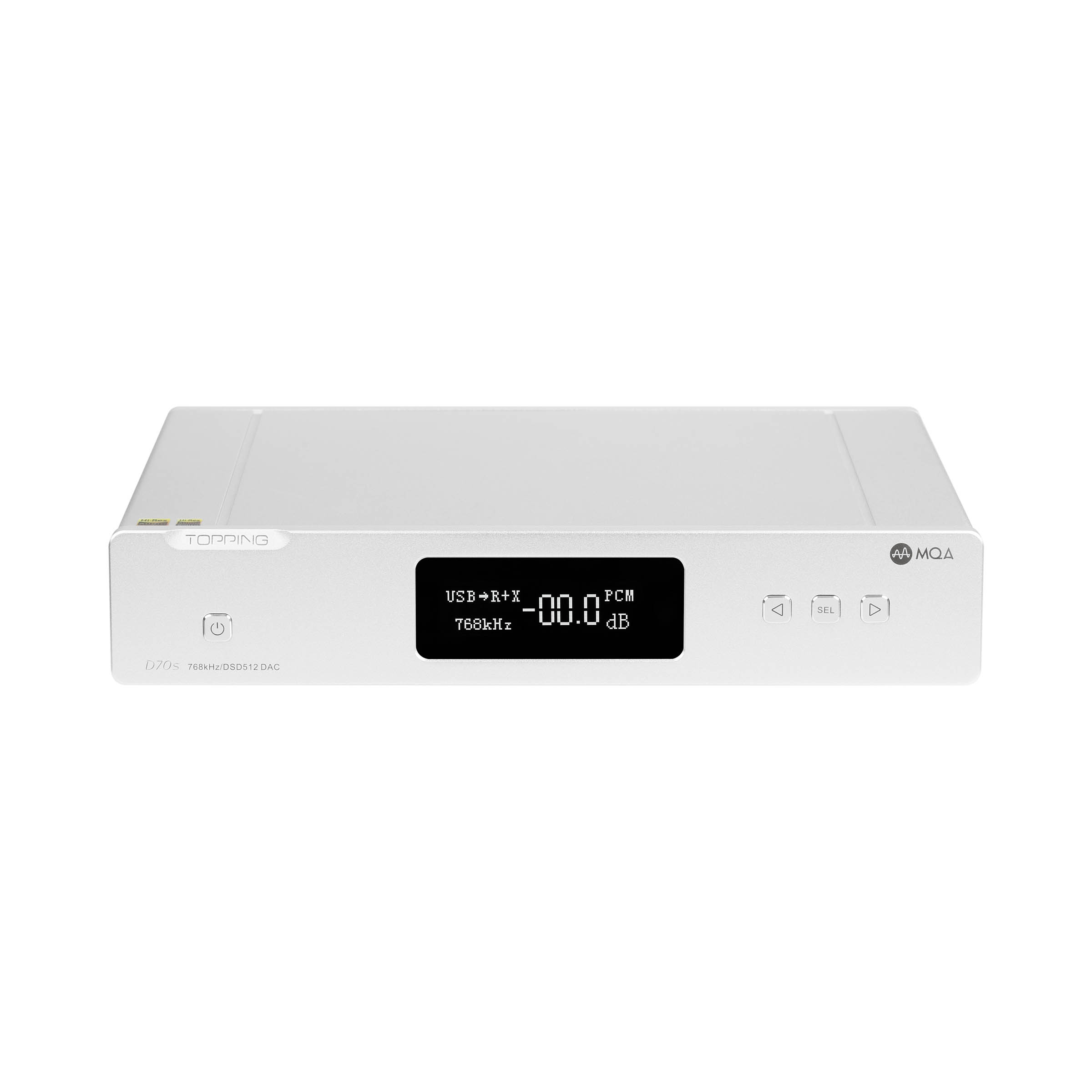 TOPPING D70S MQA AK4497*2 AK4118 Receiver DSD512 Bluetooth 5.0 32bit/768kHz XMOS XU216 Hi-Res Decoder