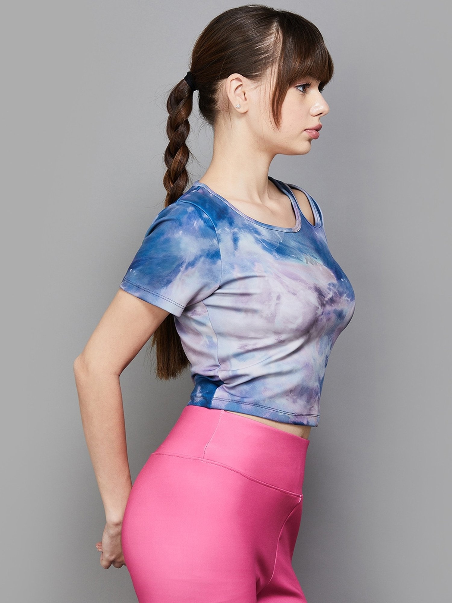 KAPPA Blue Printed Sports T-Shirt