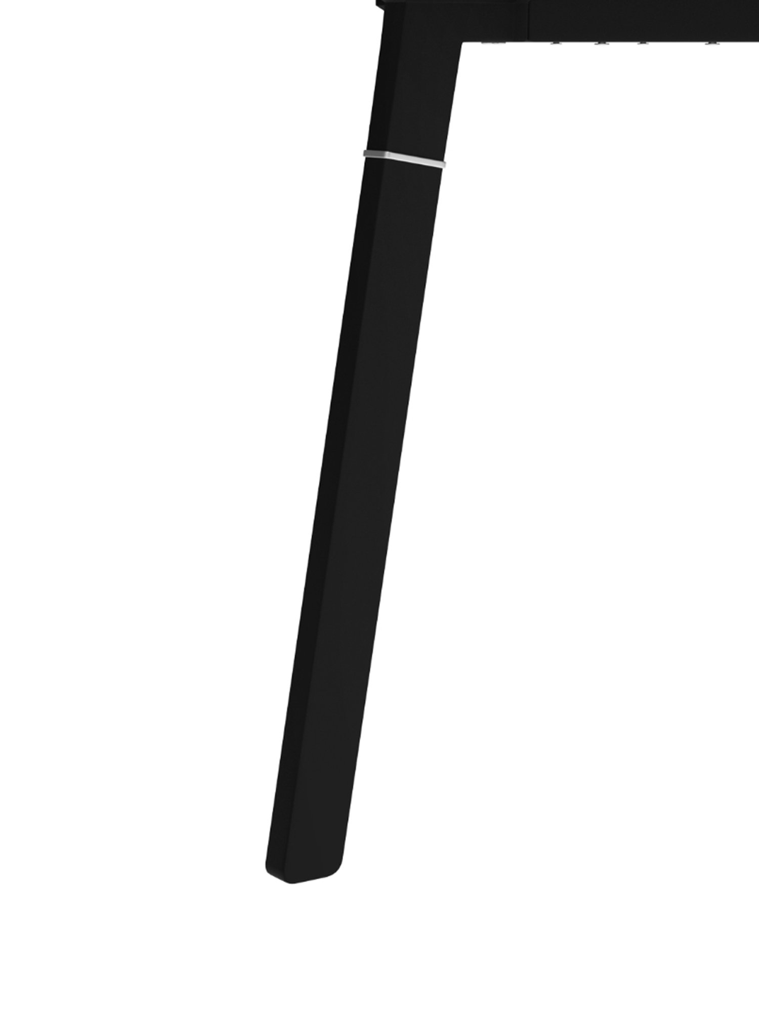 Godrej Interio Aclectic Black HMR Board 6 Seater Rectangular Dining Table