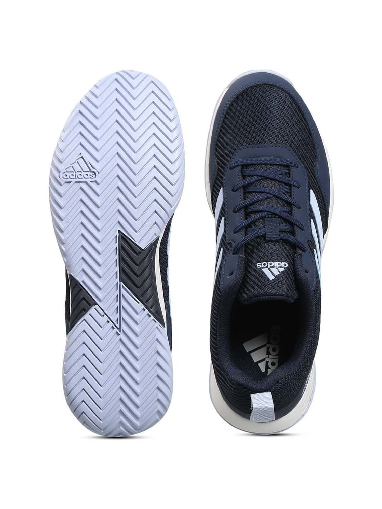 Adidas Men's Faztcort Star Navy Tennis Shoes
