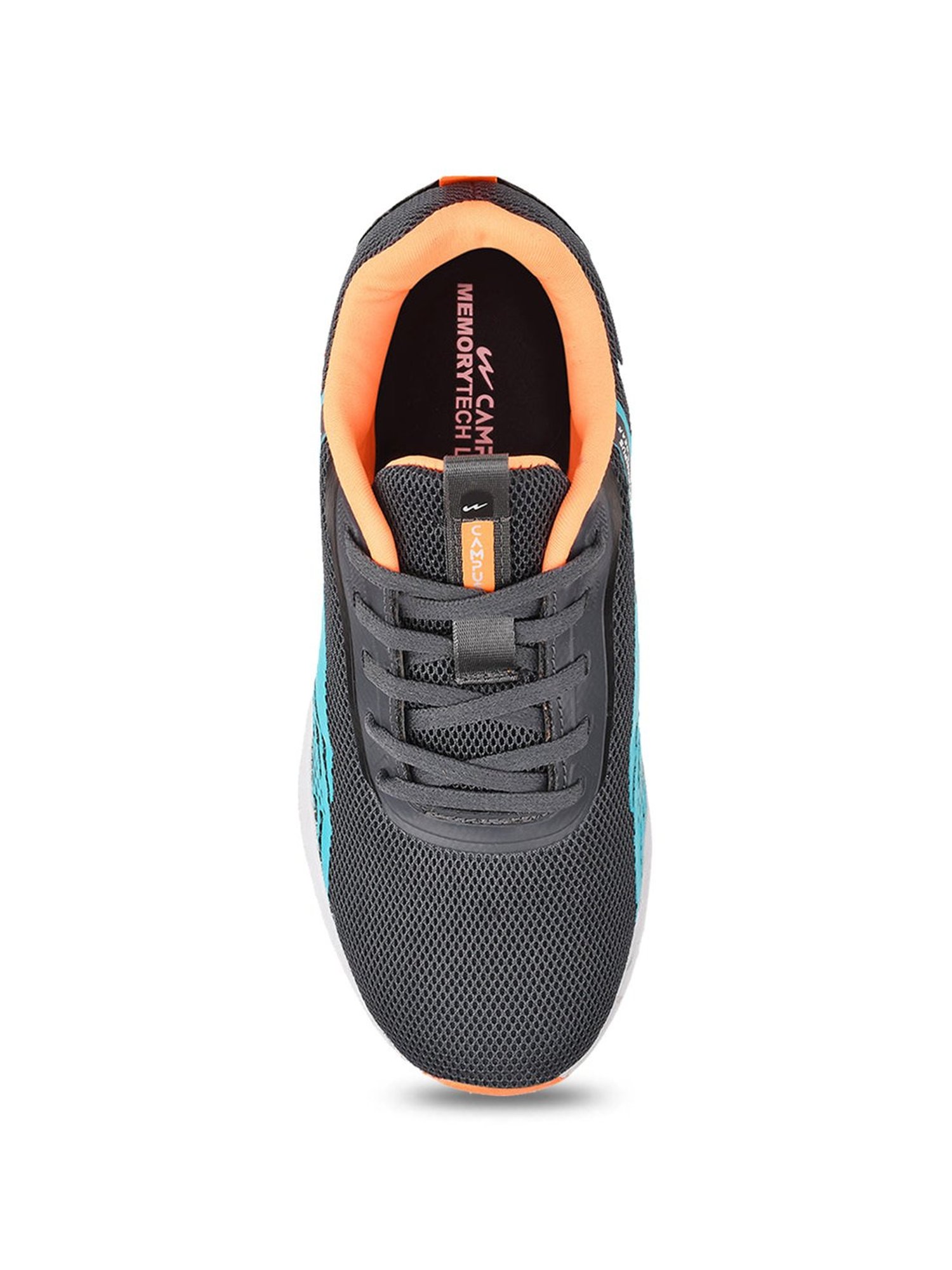 Campus Kids FIRST-CHILD Grey & Orange Running Shoes
