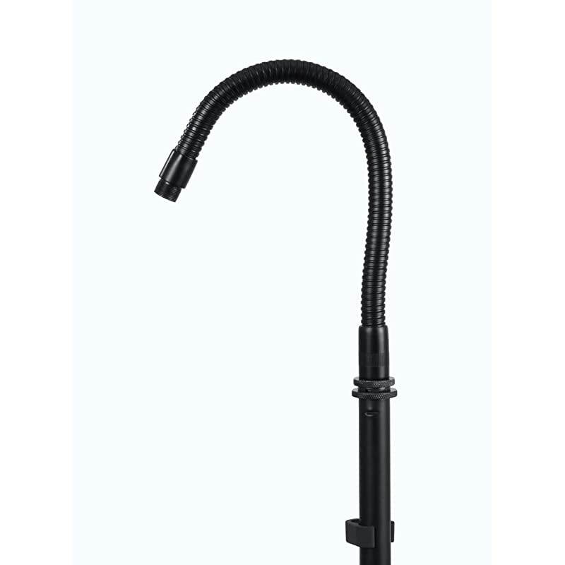 Flexible Black Gooseneck for Microphones 13 Length GFWMICGN13