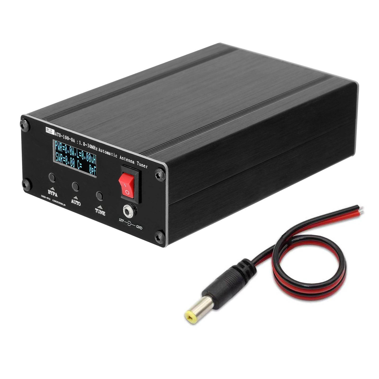 ATU100 1.8-30Mhz Automatic Shortwave Antenna Tuner with 0.91inch OLED Display