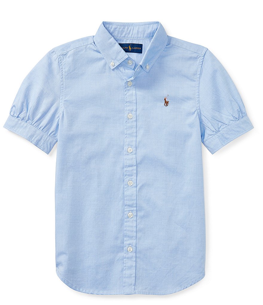 Polo Ralph Lauren Big Girls 7-16 Oxford Button-Down Shirt