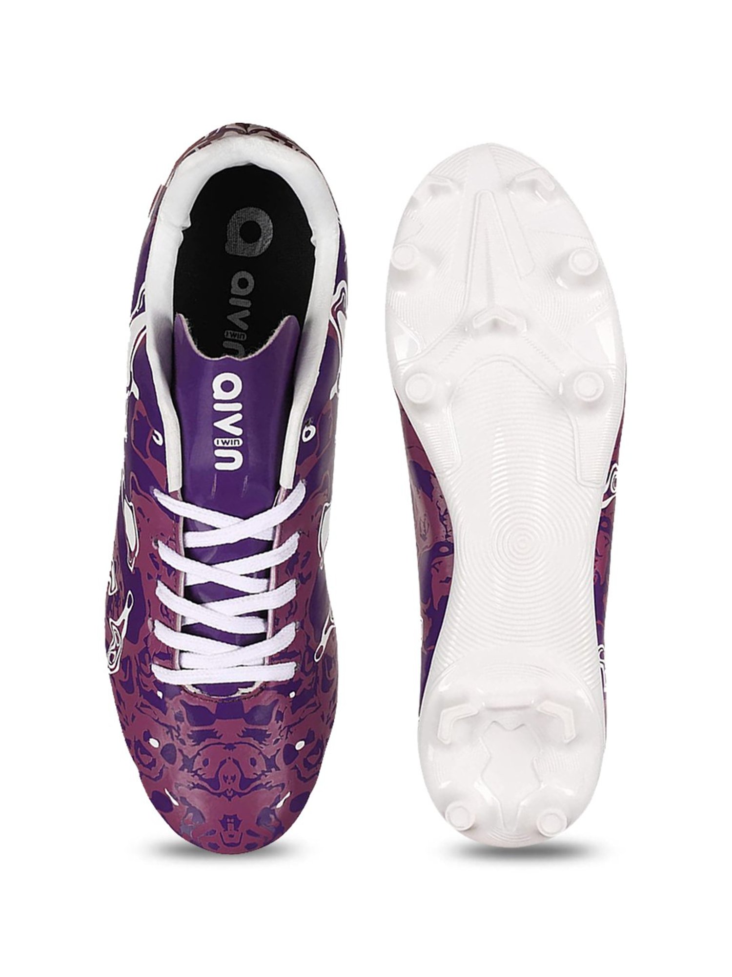 AIVIN Men's League Purple Football Shoes