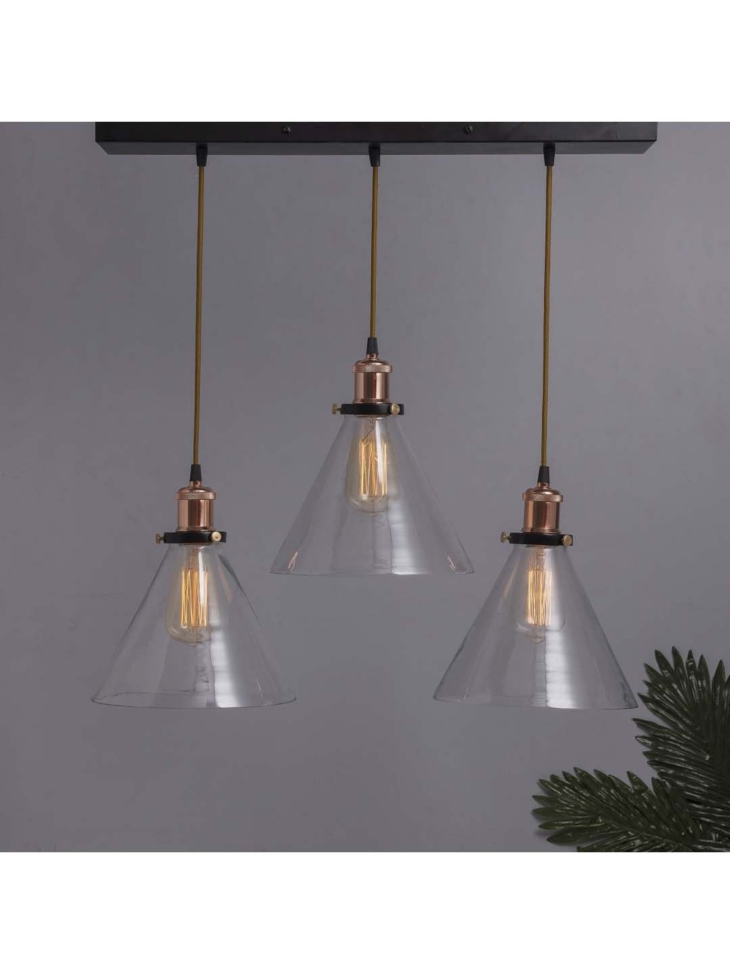 16" Glass/Metal Jasmine Tiffany Style Semi Flush Mount (Includes Energy Efficient Light Bulb) Cream - JONATHAN Y