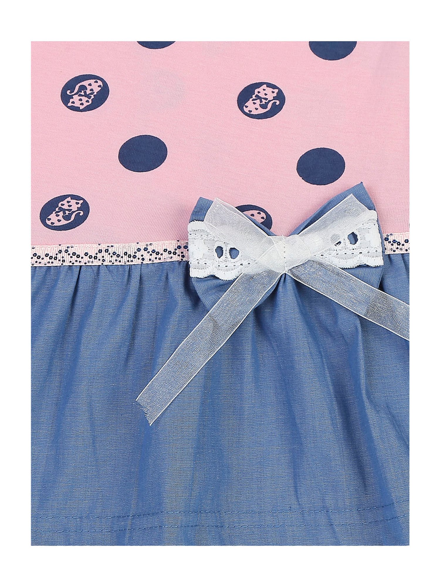 Mee Mee Kids Pink Printed Dress