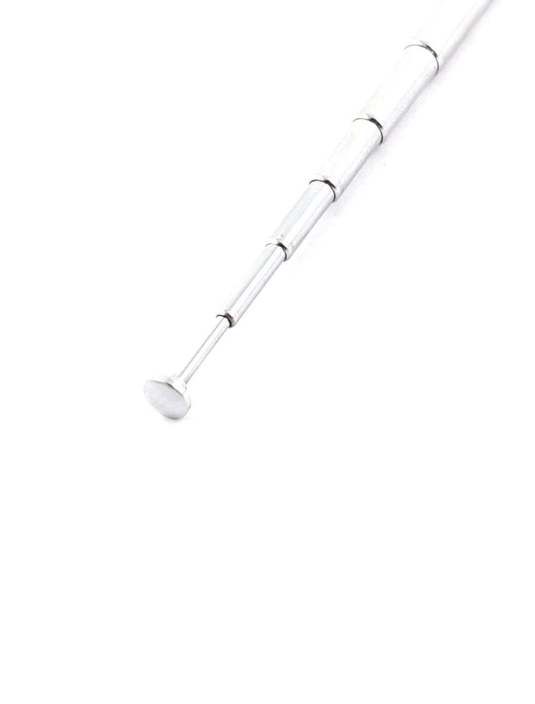 Unique Bargains 2.5mm Female Thread 6 Sections Aerial 10.5cm - 49cm Telescoping Whip Antenna