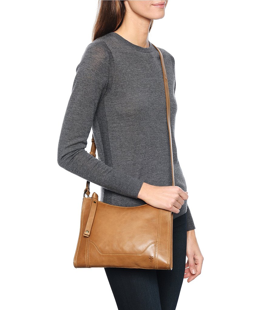 Frye Melissa Zip Leather Crossbody Bag