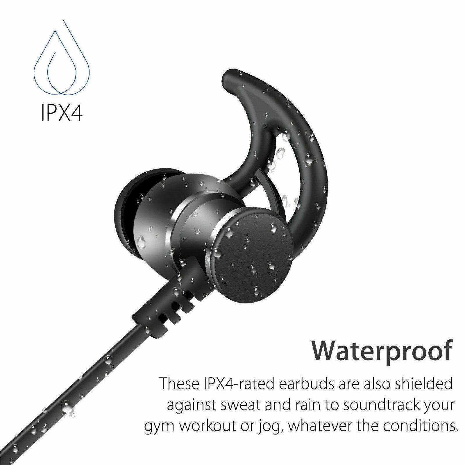 Bluetooth Headset Wireless Sport Stereo Headphones Earphone Earbuds With Mic USA