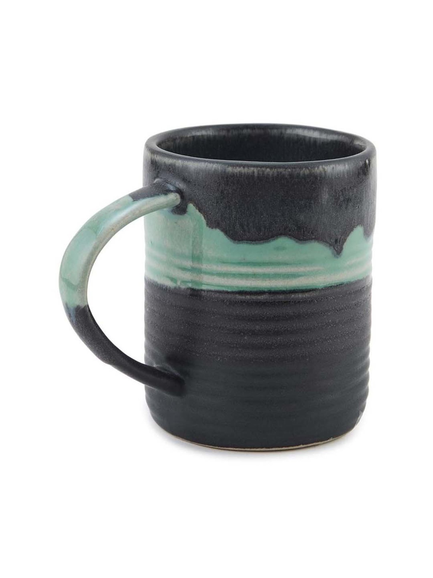 Fabindia Home Navy Ceramic Mug (380ml)