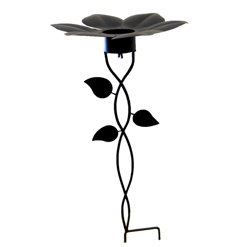 Home & Garden 19.5" Floral Globe Stake Gazing Ball Yard Decor Echo Valley  -  Decorative Garden Stakes