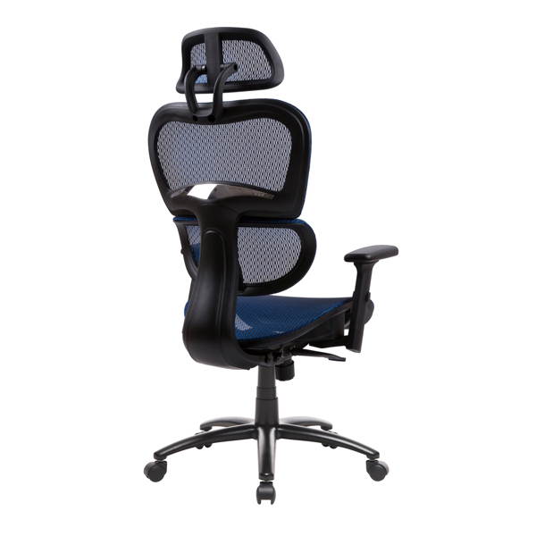 Ergonomic Office Chair Mesh Chair Computer Chair Desk Chair High Back Chair with Adjustable Headrest and Armrest
