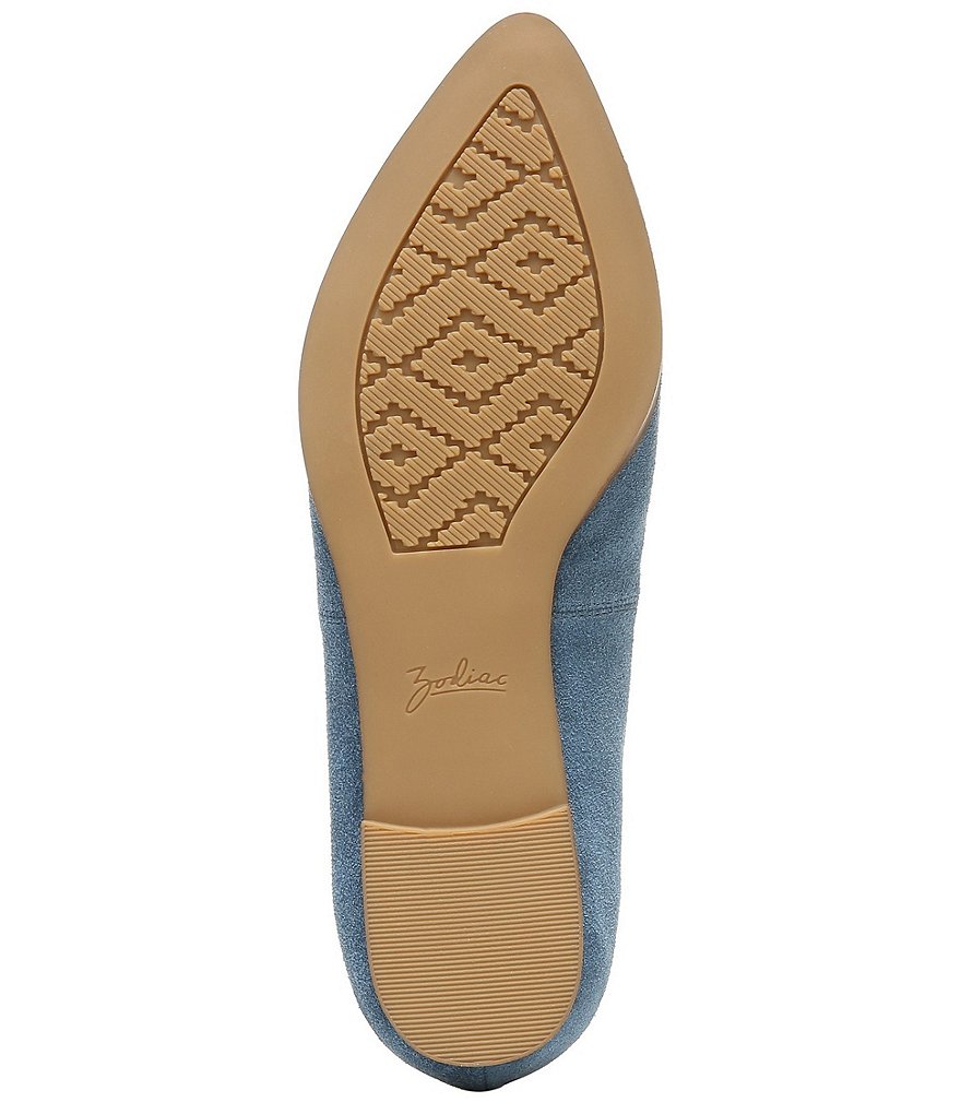 Zodiac Hill Suede Pointed Toe Flats