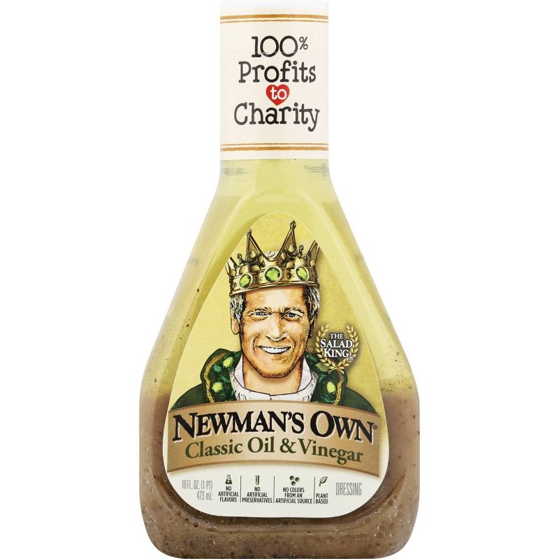 Newman's Own Classic Oil & Vinegar Dressing - 16fl oz