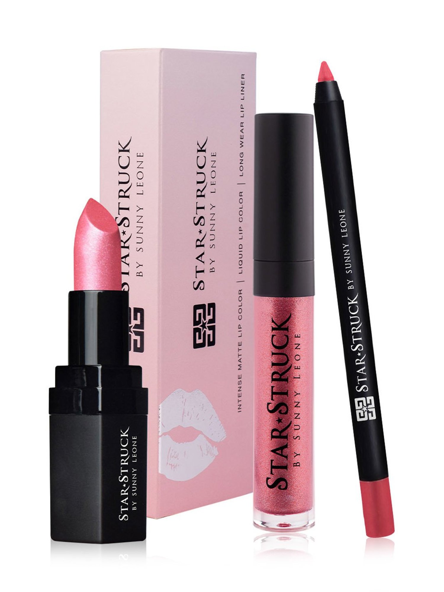 Star Stuck By Sunny Leone Matte Lip Color Liquid Lip Color & Lip Liner Berry Glimmer