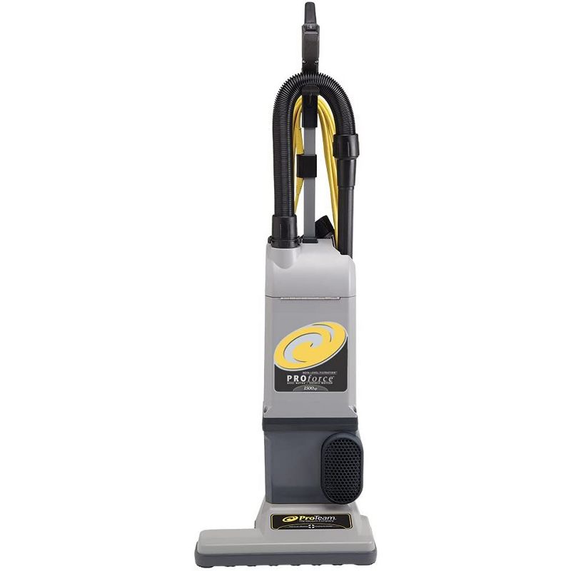 ProTeam ProForce 1500XP 3.25 Quart Multifunctional Upright Vacuum Cleaner with On Board Tools and 50 Foot Extension Cord