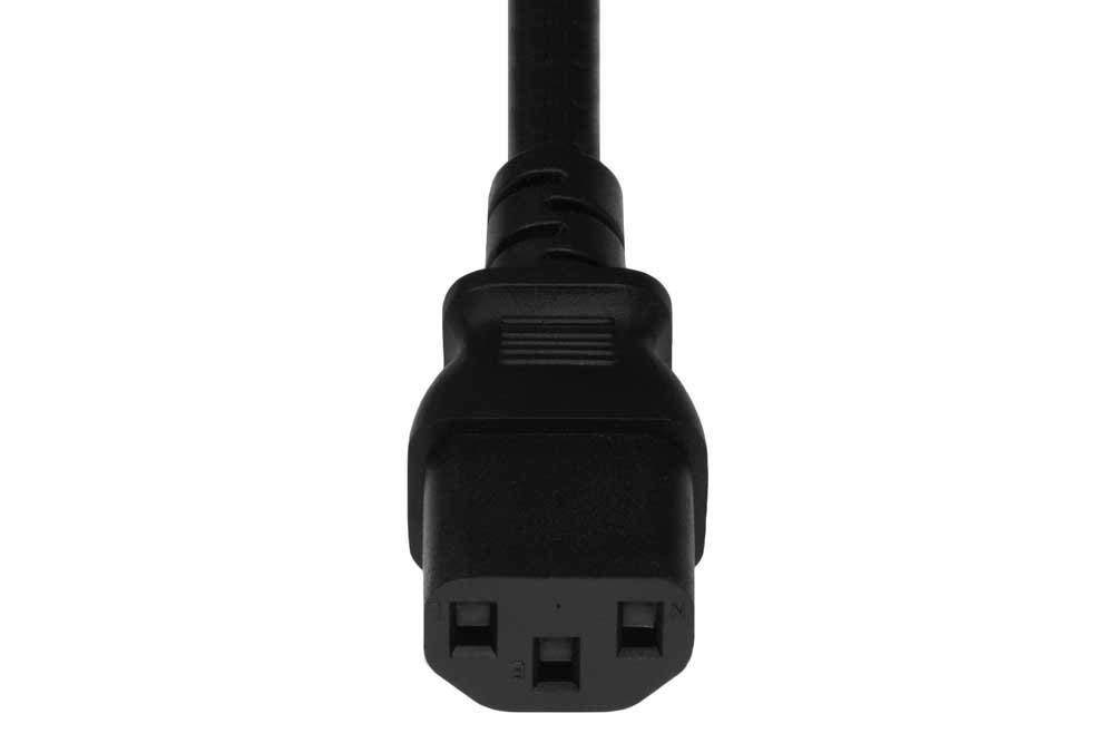 SF Cable, 3ft 14 AWG C13 to C14 Power Cord Extension (IEC320 C13 to IEC320 C14) SJT 15 Amp 250V