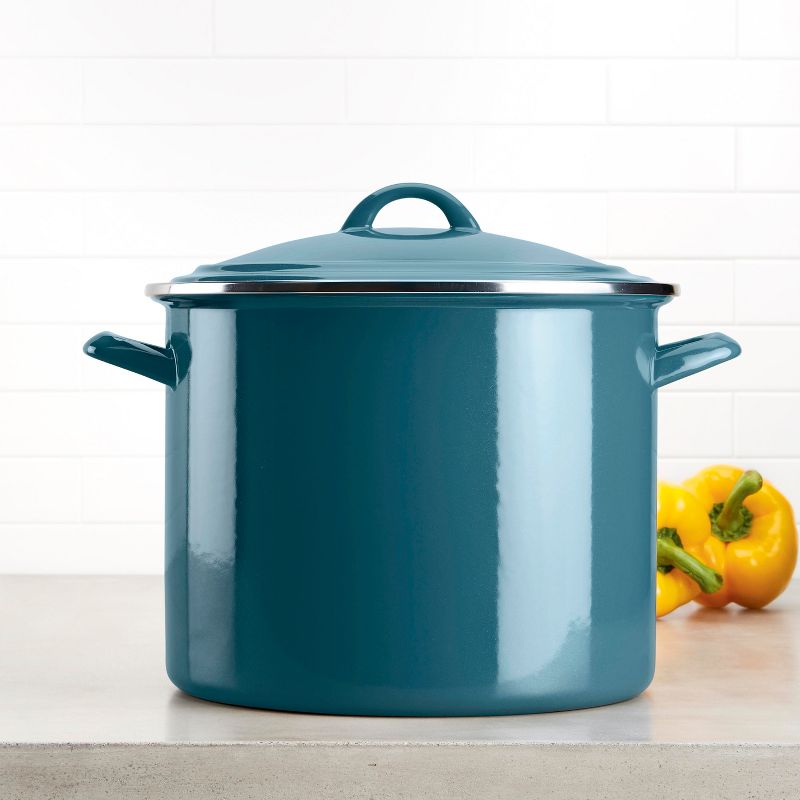 Ayesha Curry 12qt Home Collection Enamel on Steel Stockpot