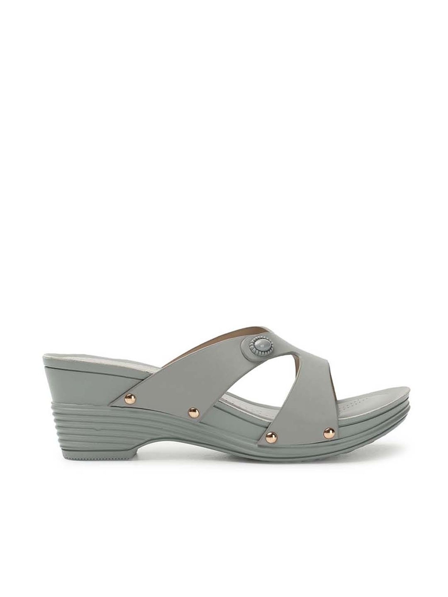 Iconics Women's Grey Casual Sandals