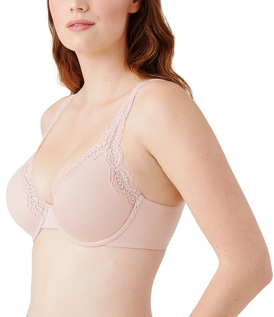 Wacoal Softly Styled Floral Lace Full-Busted Contour U-Back Underwire Bra