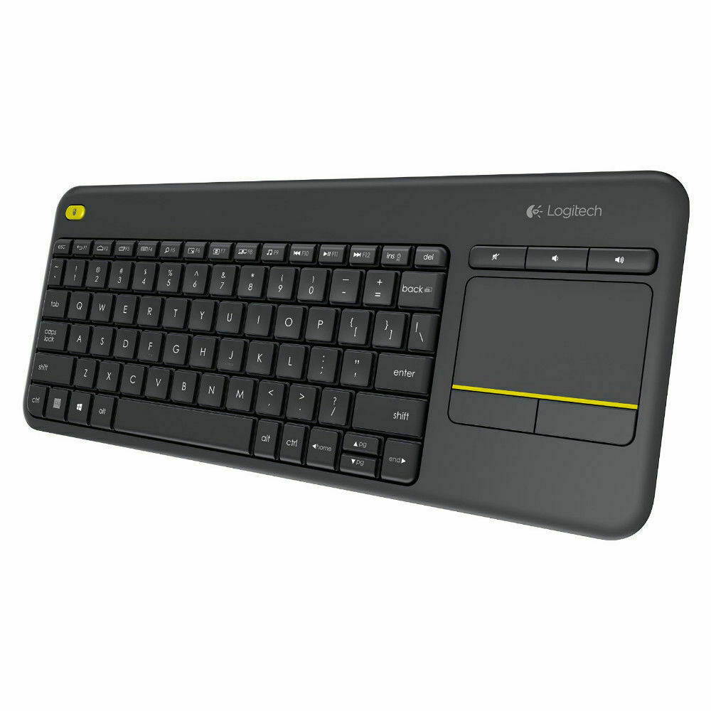 Logitech K400 Plus Wireless Touch Keyboard with Touchpad for PC connected