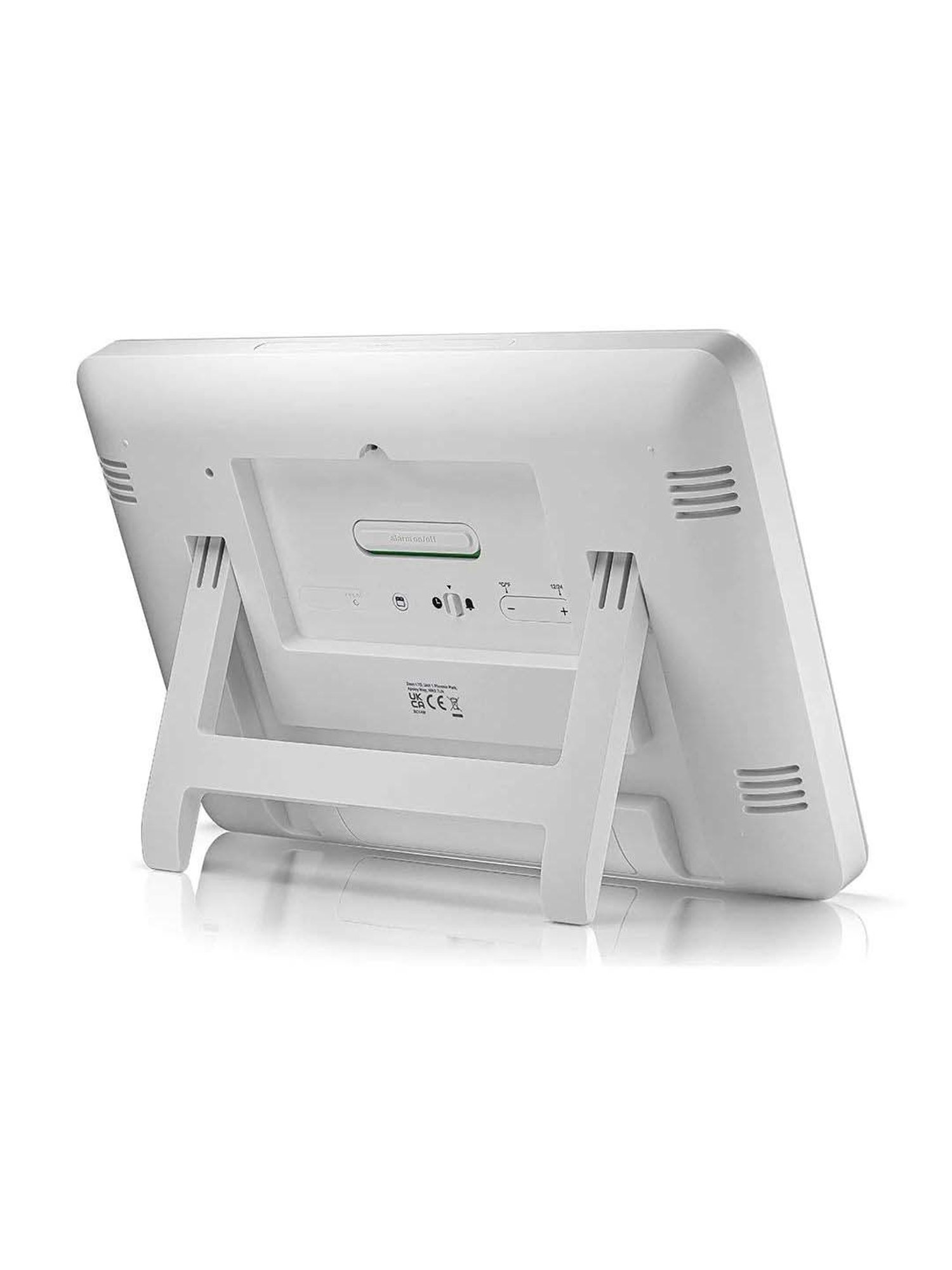 Braun White Classic Analog Alarm Clock